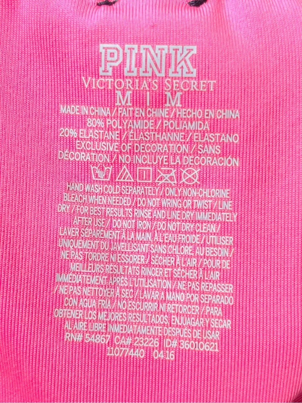 PINK Victorias Secret pink size
